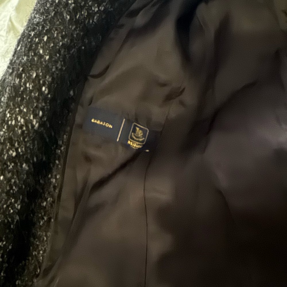 Babaton Charcoal Double-Breasted Trench Coat - Picture 4 of 6